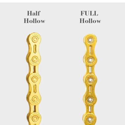 VG Sports 8-12 Speed Half-Hollow Bicycle Chain for MTB & Road Bike