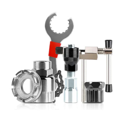 Bicycle Repair Tool Set, Comprehensive toolkit for bicycle repairs and maintenance.