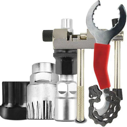 Bicycle Repair Tool Set, Comprehensive toolkit for bicycle repairs and maintenance.