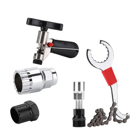 Bicycle Repair Tool Set, Comprehensive toolkit for bicycle repairs and maintenance.