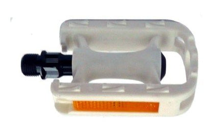 BICYCLE PARTS - PEDALS 1/2 KIDS, 12 - 16 BIKES, WHITE