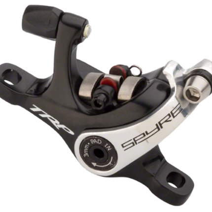 BICYCLE PARTS - TRP SPYRE CABLE ACTUATED DISC BRAKE CALIPER. POST MOUNT. FOR ROAD & CX