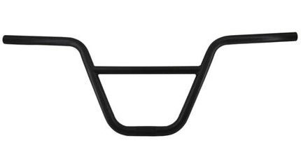 BICYCLE PARTS - HANDLEBAR 22.2MM, 68CM WIDE, 180MM RISE, BMX, CRO - MO BLACK