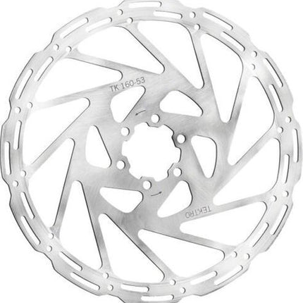 BICYCLE PARTS - DISC ROTOR - TEKTRO, 203MM, T:1.8MM, STAINLESS, W/T25 TORQUE 6 BOLTS, ANTI VIBRATION ROTOR FOR 4 PISTON BRAKES