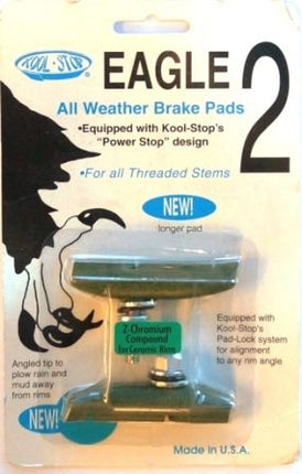 BICYCLE PARTS - BRAKE PADS - KOOL STOP EAGLE 2 CERAMIC THREADED KSE2TC