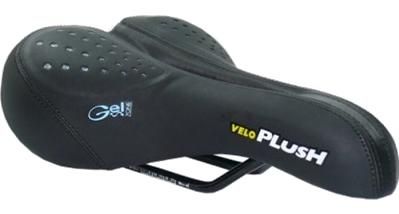 BICYCLE PARTS - SADDLE, VELO PLUSH, GEL ZONE SADDLE, W/ CUT - OUT. W155 L250