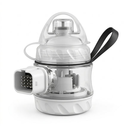 Polar Cap/Lid Dust or Mud Cover - Transparent White