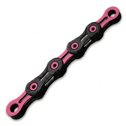 KMC DLC12 X-Series 12-Speed Chain 126L with Connect Link - Pink
