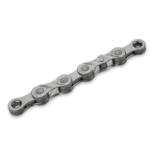 KMC eGLIDE X-Series Shimano CUES 9/10/11-Speed Chain 132L with Connect Link - Dark Silver