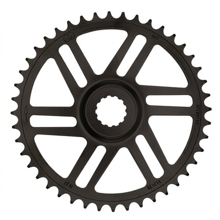 KMC Bosch Gen 3 Direct Mount Chainring 44T 11/128 Inch CL 47.5/50mm Black