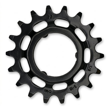 KMC E-Bike Cr-Mo Sprocket 18T 1/2 x 1/8 Inch Black