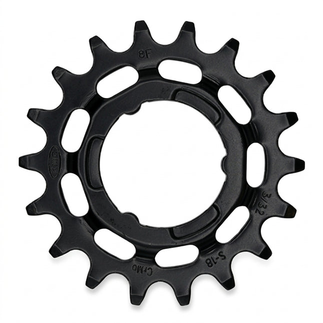 KMC Shimano E-Bike Sprocket 18T 1/2 x 3/32 Inch Black