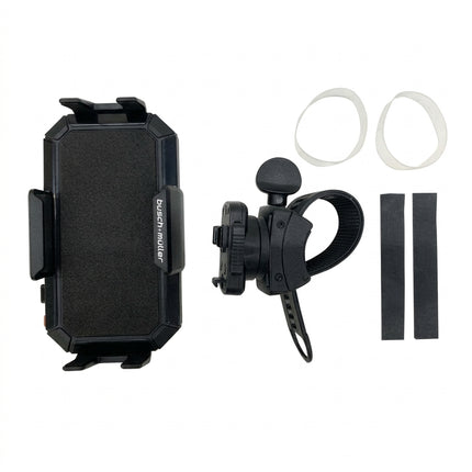 BUSCH & MULLER Universal Mobile Phone Holder & Mount, Easy mount w/ elastic strap