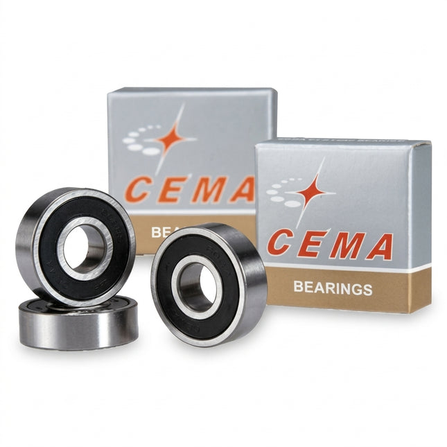 CEMA 6000LLB Sealed Hub Bearing 10 x 26 x 8mm - Chrome Steel