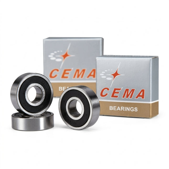 CEMA 6001LLB Sealed Hub Bearing 12 x 28 x 8mm - Chrome Steel