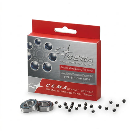CEMA SRC-WH-F001 Ceramic Wheel Bearing Kit for Fulcrum R0/R1/R3 - 2 x 5S-6803LLB