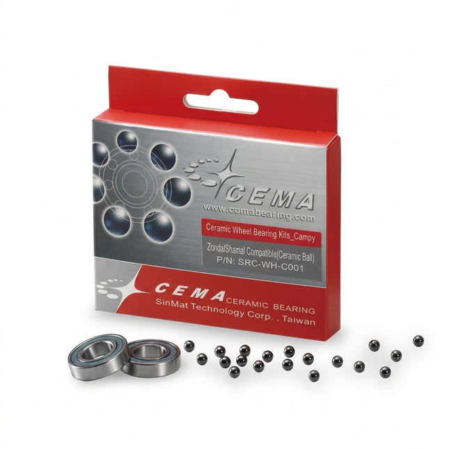 CEMA SRC-WH-F001 Ceramic Wheel Bearing Kit for Fulcrum R0/R1/R3 - 2 x 5S-6803LLB