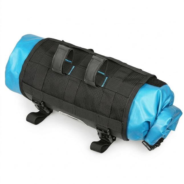 Sahoo 7L Waterproof Bikepacking Handlebar Roll Bag - Blue/Black