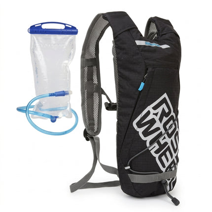 Sahoo Hydration Backpack with 2L Non-Toxic PEVA Bladder - Black