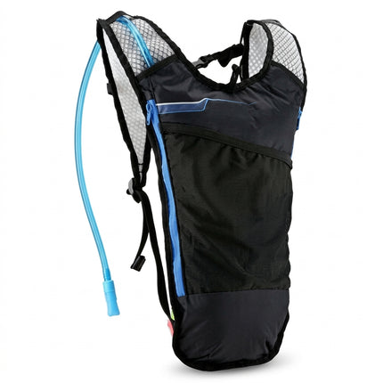 Sahoo Lightweight 5L Hydration Backpack with 2L PEVA Bladder - Black/Blue