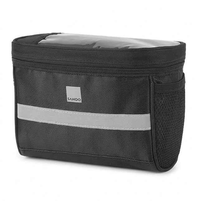 Sahoo 3.5L Velcro Handlebar Bag Black