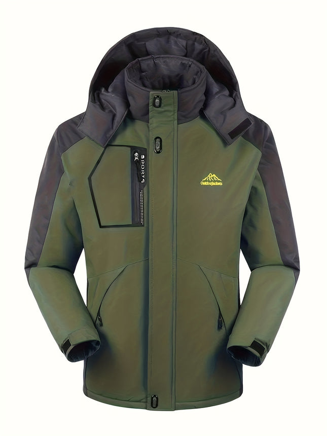 Unisex Fleece Ski Jacket - Stay Warm and Dry for Winter Outdoor Activities!
