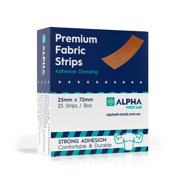 ALPHA FIRST AID FABRIC STRIPS