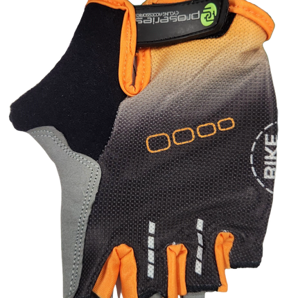 Pro Series Gel-Padded Gloves - Black/Orange Fade, Medium