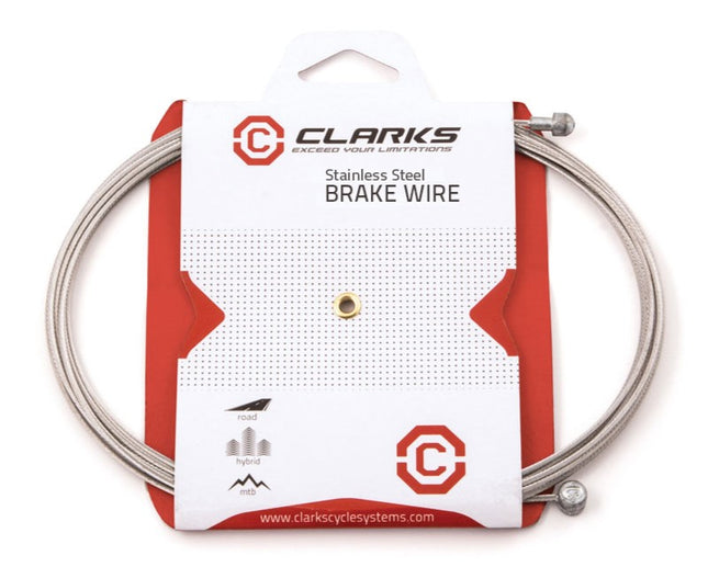 Clarks Bicycle BRAKE INNER WIRE -  Brake Cable,Stainless Steel, Universal, 1.5mm x 2000mm , Fits All Major Systems