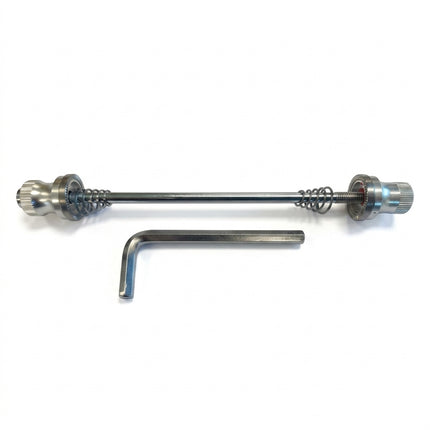 160mm - Front Safety Silver Skewer. Allen Key Type
