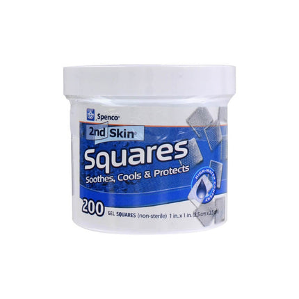 Hydrogel Blister Squares [1 Inch] [Tub Of 200]