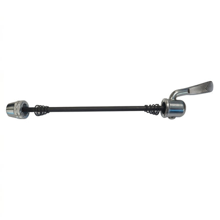 163mm - Rear Q/R Steel Silver Skewer - Not Safe For Disc Brakes