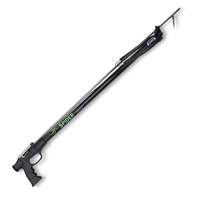 SPIDER Speargun for Diving Watersports, Hunting Fish, Aluminum/Plastic Speargun, Black