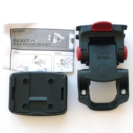 BRACKET - Angle Adjustable, Q/R Brackets, For Front Basket (25.4 only)