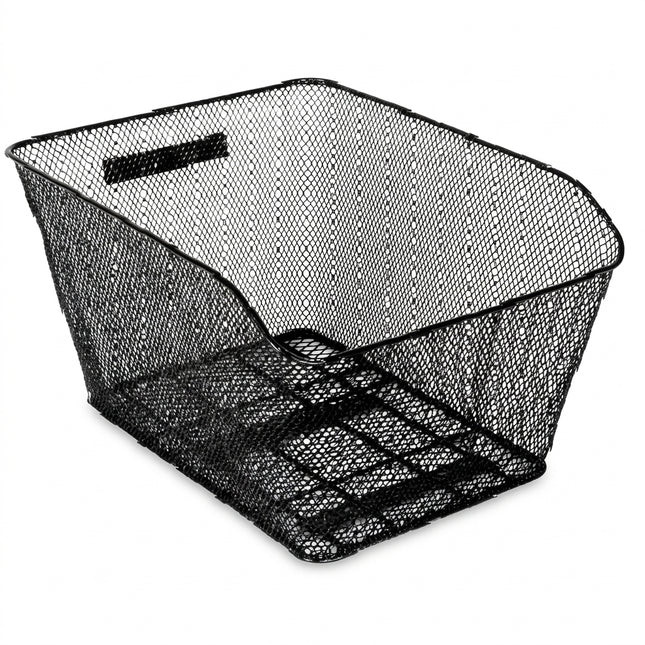Tsai Yarn BASKET - Rear, Fixed with Fittings, Black, 41cm x 33cm x 25cm