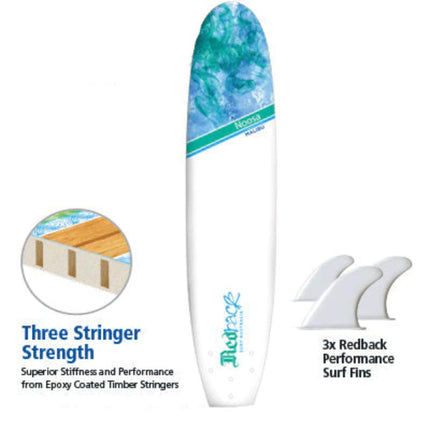 Redback Noosa Malibu 9ft Surfboard