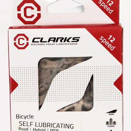 Clarks 12-Speed Bicycle Chain - Silver