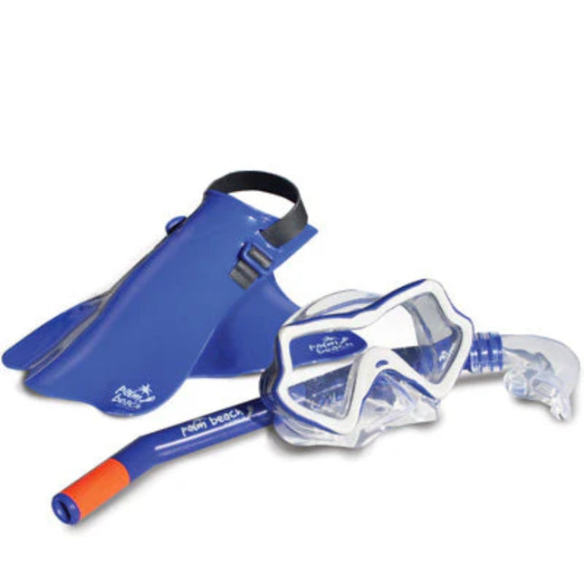 Land & Sea Palm Beach Kids Mask, Snorkel & Fin Set