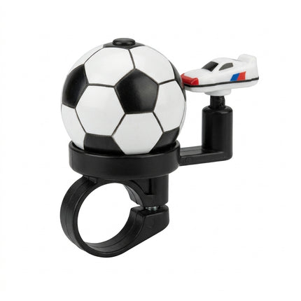 BELL - Alloy, Flick Bell, Soccer Ball & Boot, Small, Fits 25.4mm BB