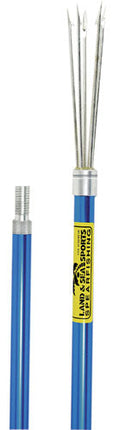 LAND & SEA Blue Anodised 2pc Spearfishing Harpoon 2m for Diving and Watersports