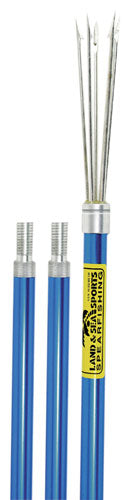 LAND & SEA - ANODISED 3pc H/SPEAR BLUE 2mtr