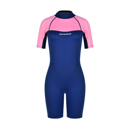 Mirage Womens 2MM Springsuit Adult - Pink/Navy / 8.0