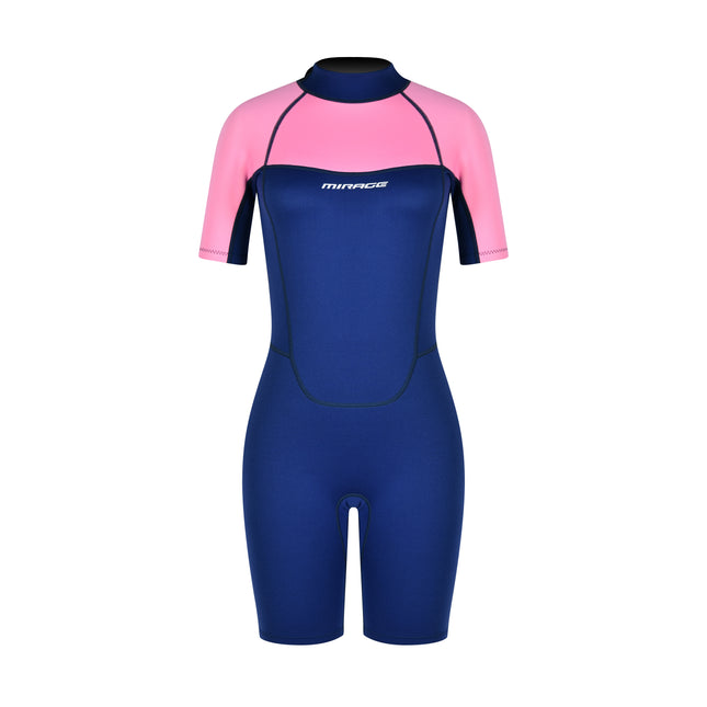 Mirage Womens 2MM Springsuit Adult - Pink/Navy / 8.0