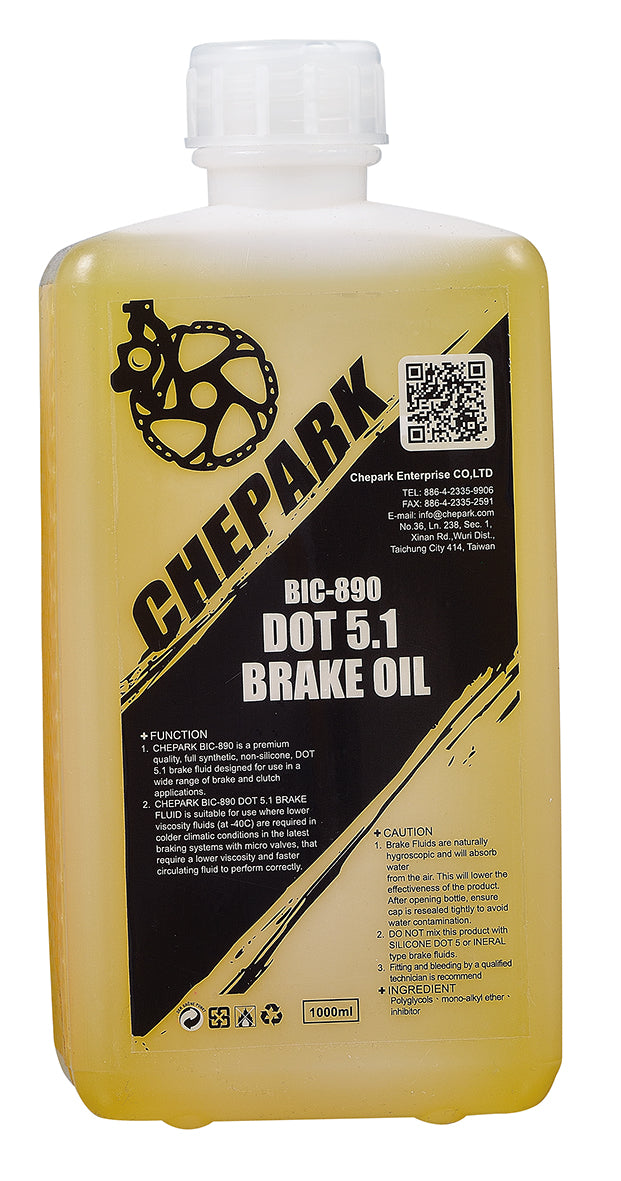 Chepark Bicycle DOT 5.1 Brake Fluid - 120ml