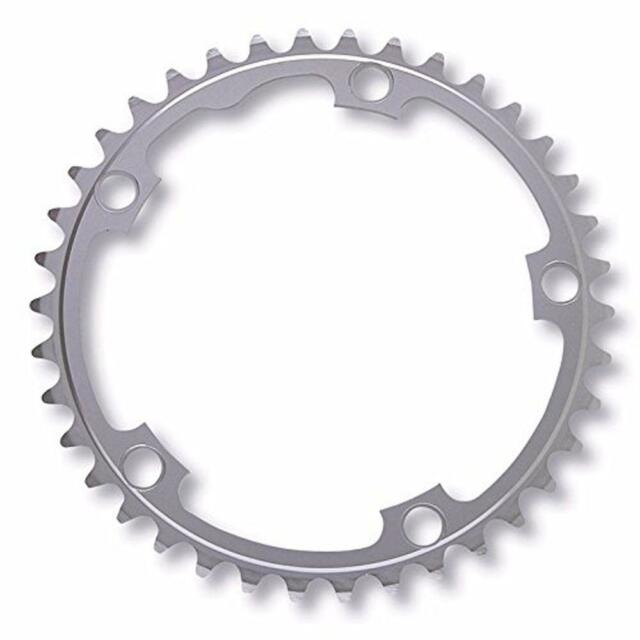 Stronglight Bicycle CHAINRING - ROAD "STRONGLIGHT", 40T, 5083 Silver - 110mm BCD, 5 Hole for 9/10 Spd