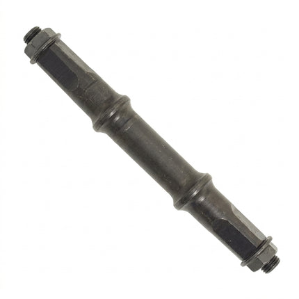 AXLE - Bottom Bracket Axle, Nut Type, 5U, 130.5mm, BLACK
