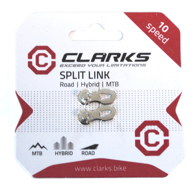 Clarks 10-Speed Bicycle Chain Link - Silver Single