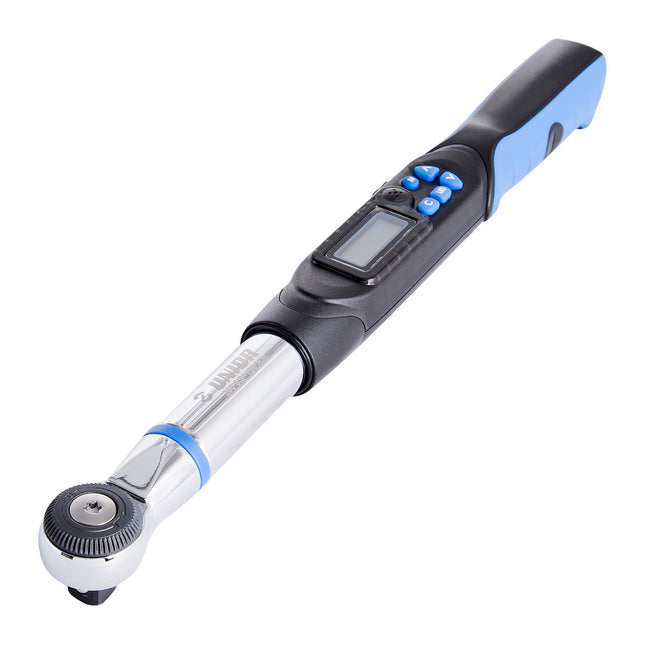 Unior Bicycle UNIOR Digital/Electronic torque wrench 1/4", 266 - 627575, target torque warning: buzzer + 12 LED lights, 10 preset torque settings, 1.5 - 30Nm, Interchangeable head, Quality guaranteed