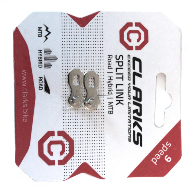 Clarks 9-Speed Bicycle Chain Link - Silver Single