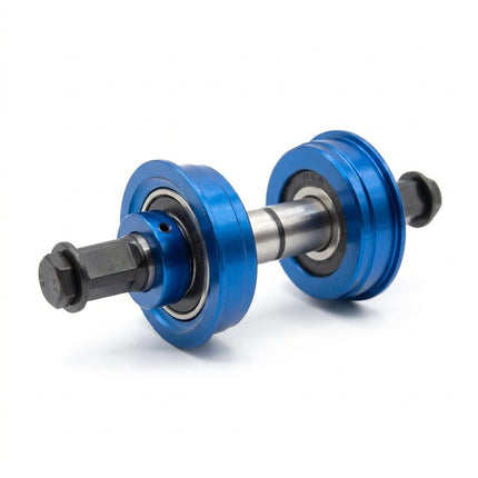 BMX CONVERSION KIT - 127mm Axle, With Sealed Bearings BLUE